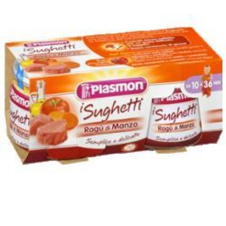 PLASMON Sugh.Ragu'Manzo 2x80g