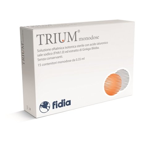 TRIUM MONODOSE GOCCE OCULARI 15 FLACONCINI