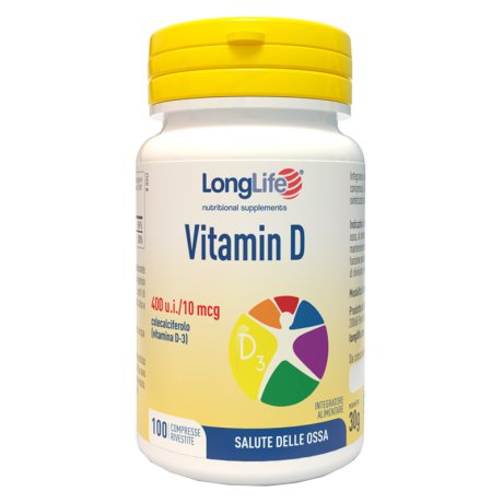 LONGLIFE VITAMIN D 400UI 100 COMPRESSE