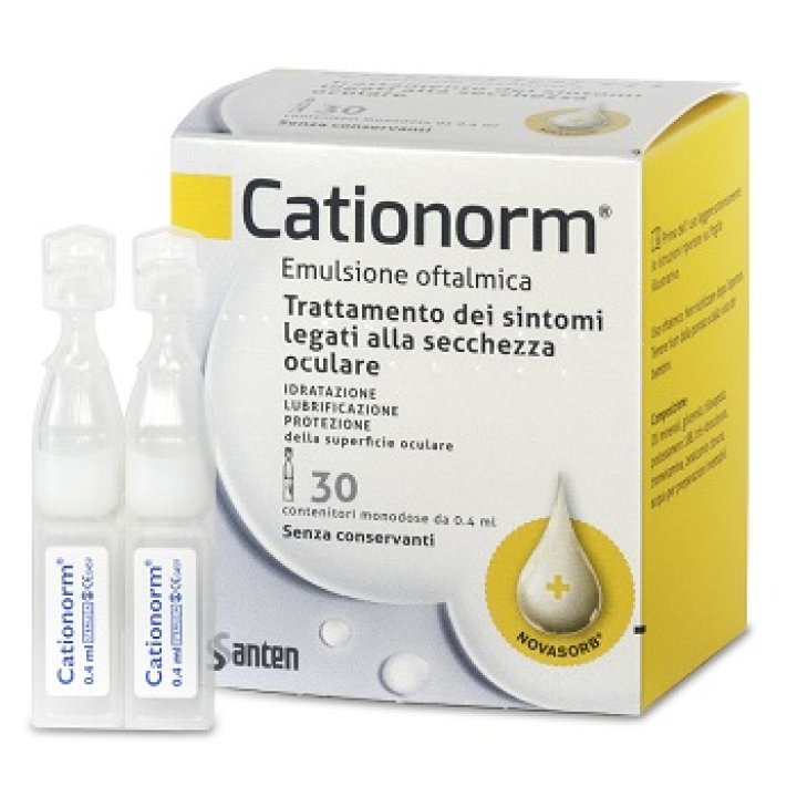 CATIONORM GOCCE 30 FIALE MONODOSE DA 0,4 ML