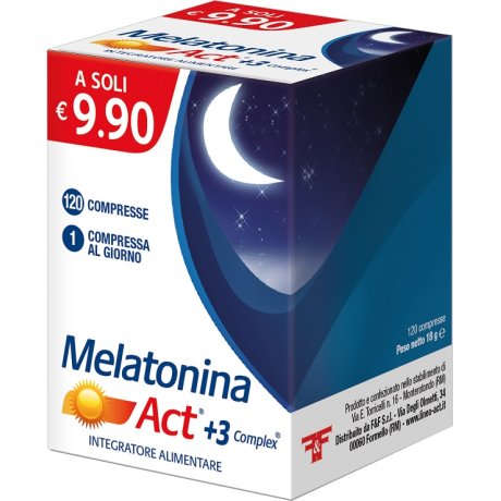 MELATONINA ACT+3 Cpx 120 Cpr