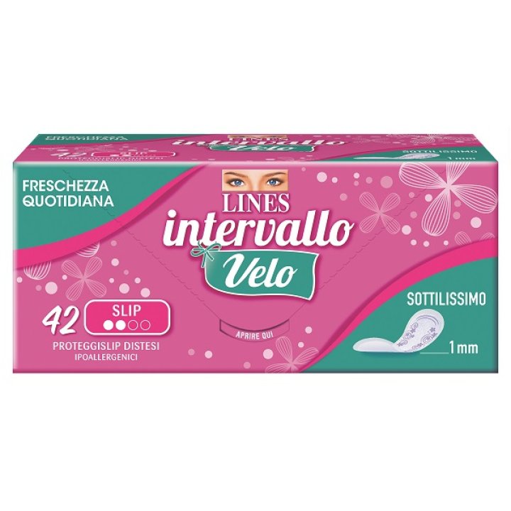 LINES INTERVALLO VELO SLIP 42 PEZZI COUPON