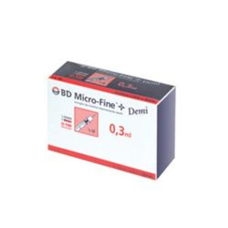 SIR.INS.0,3ml Demi 30g 30pz BD