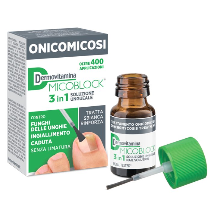 DERMOVITAMINA MICOBLOCK 3 IN 1 ONICOMICOSI SOLUZIONE UNGUEALE 7 ML