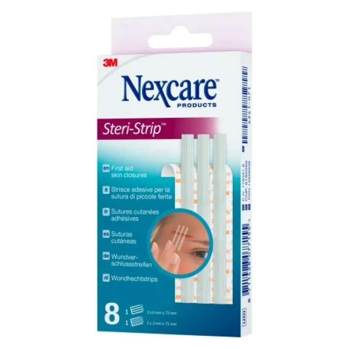 CEROTTO PER SUTURA NEXCARE STERISTRIP 6X75 MM + 3X75 MM