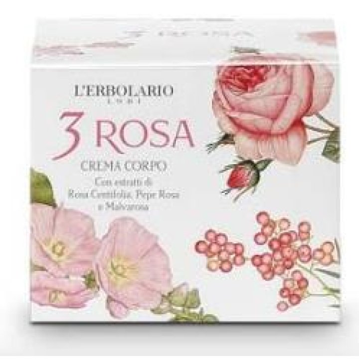 ERBOLARIO 3 ROSA CR CORPO 200ML