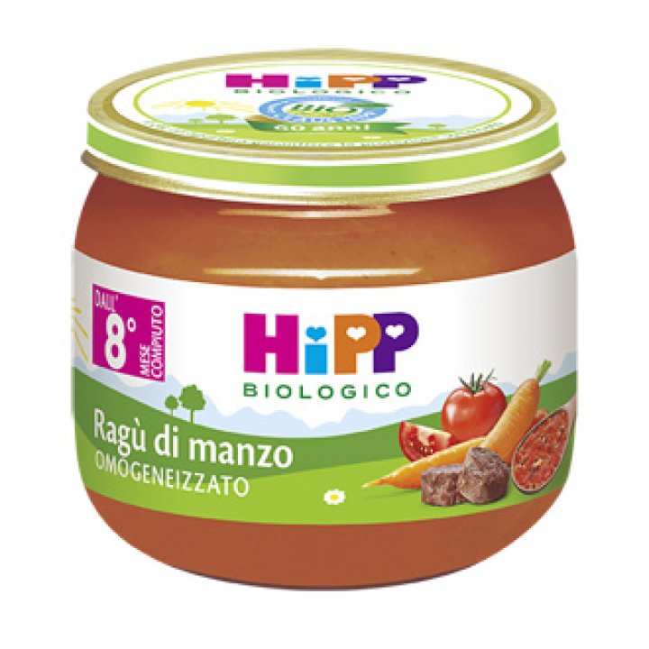 HIPP Bio Sugh.Ragu/Manzo 2x80g