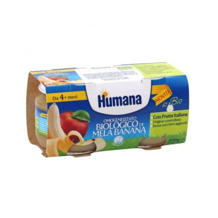 OMO HUMANA Mela-Banana  2x100g