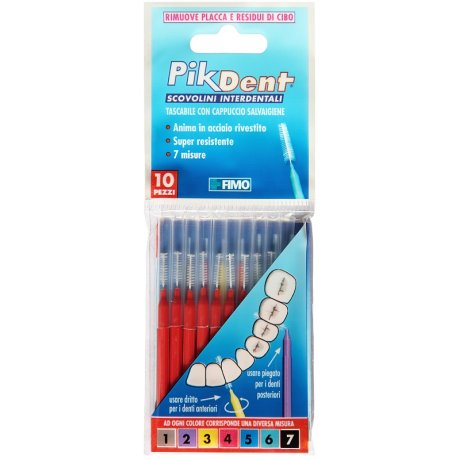 PIKDENT Scov.4 Rosso 0,7mm10pz