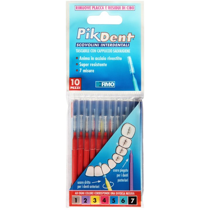 PIKDENT Scov.4 Rosso 0,7mm10pz