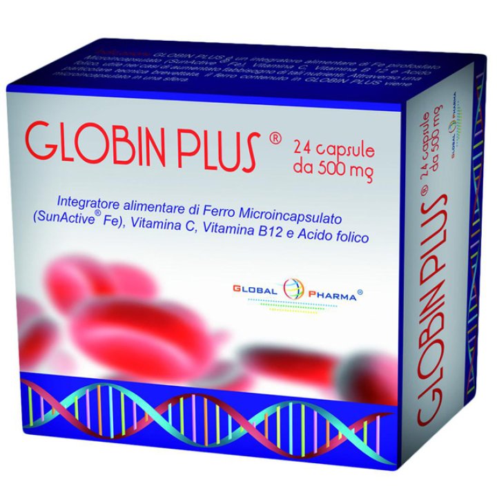 GLOBIN Plus 24 Cps 500mg