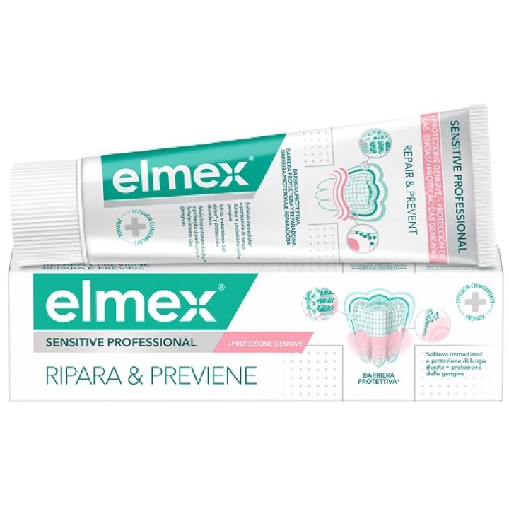 Dentifricio elmex sensitive ripara & pre...