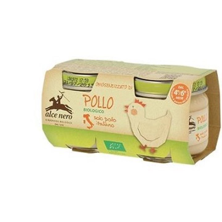 ALCE OMO Pollo Bio 2x80g