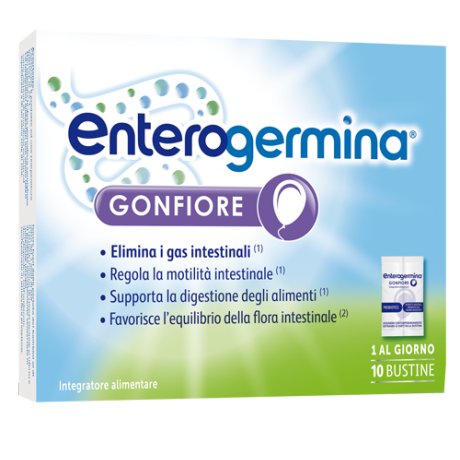 ENTEROGERMINA GONFIORE 10 BUSTINE BIPARTITE