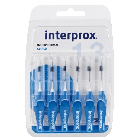 INTERPROX4G Conico Blu 6pz