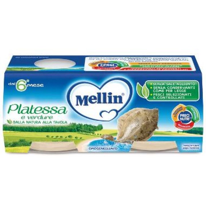 Mellin Omog Platessa 2x80g