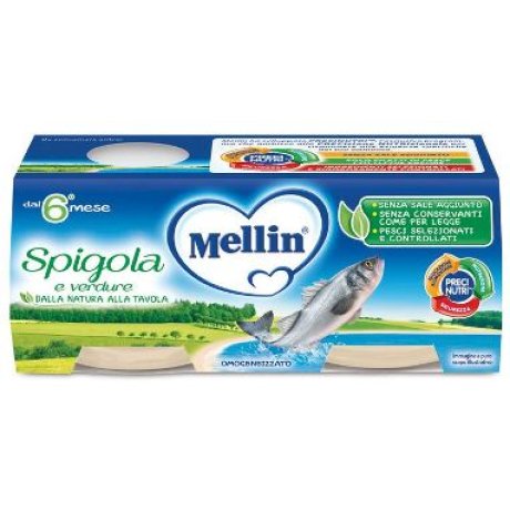 Mellin Omog Spigola 2x80g