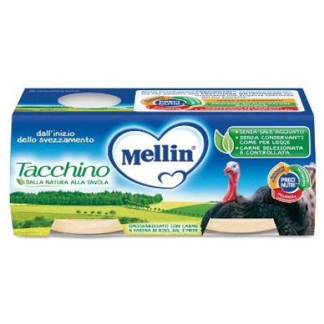 OMO MELLIN Tacchino 2x120g