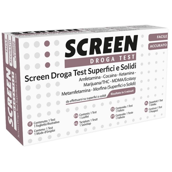 SCREEN DROGA TEST SUPERF POLV