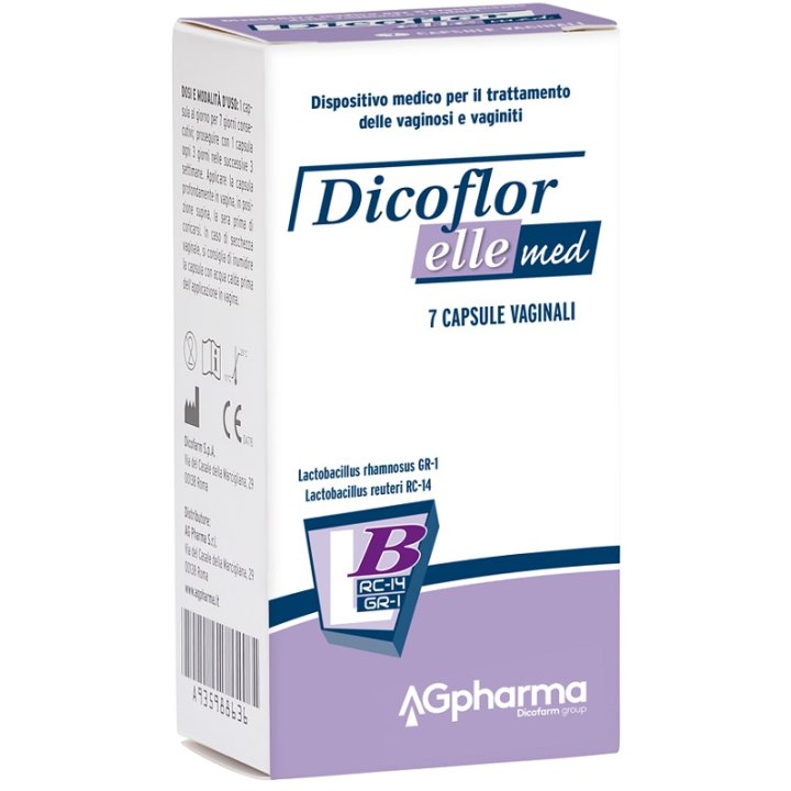 DICOFLOR-Elle Med 7 Cps Vag.