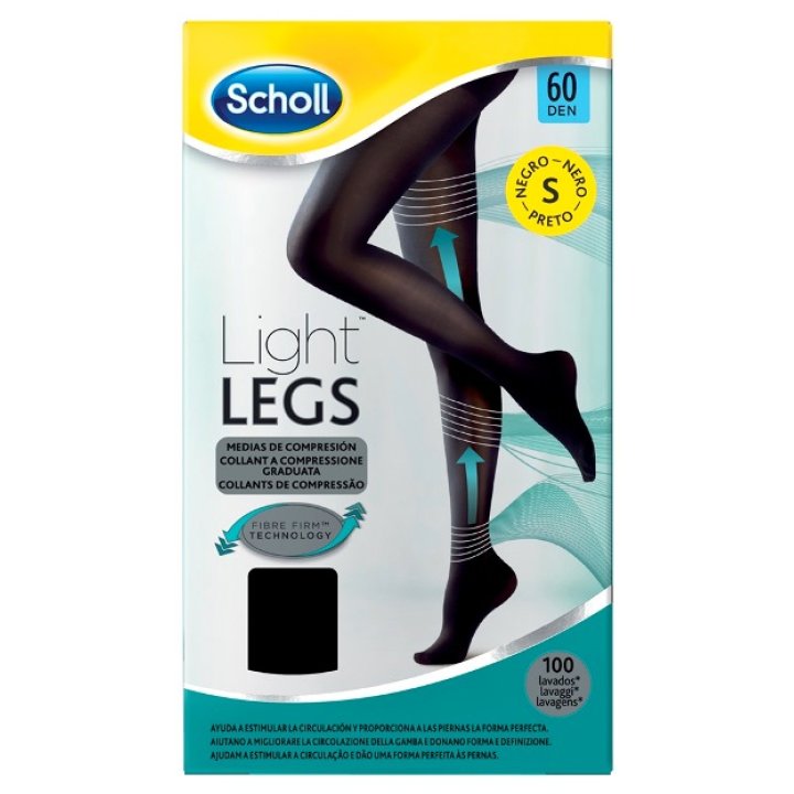 Scholl Light Legs Collant 60 Den Nero Taglia S