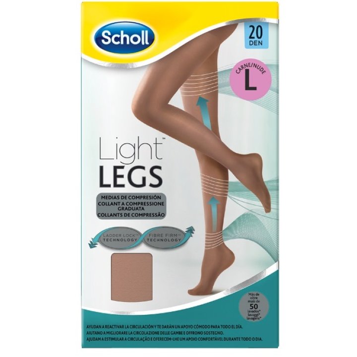 Scholl Light Legs 20 Den Taglia L Nude