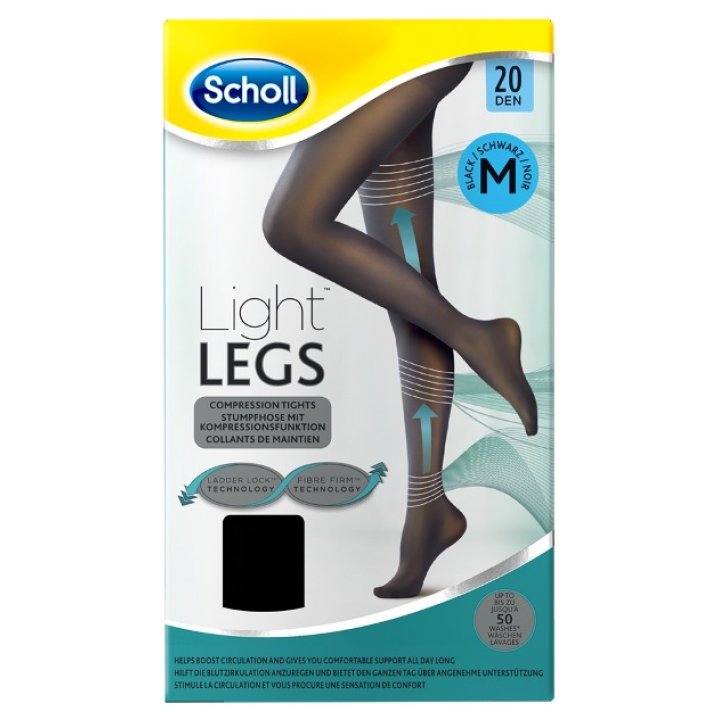 Scholl Light Legs 20 Den Taglia M Nero