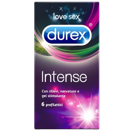 DUREX INTENSE ORGASMIC CONDOM 6 PEZZI