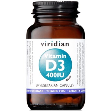 VITAMIN D3 400IU 30CPS VEG NATUR