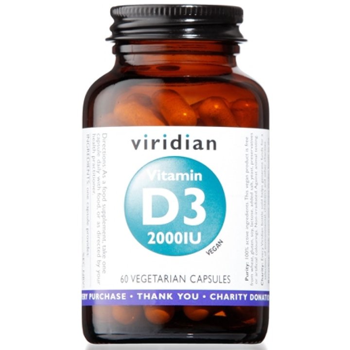 VIRIDIAN Vit.D3 2000UI 60Cps