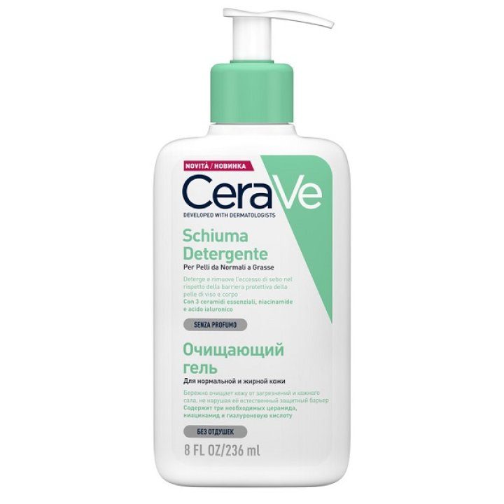 CERAVE Schiuma DETERGENTE Viso 236ml