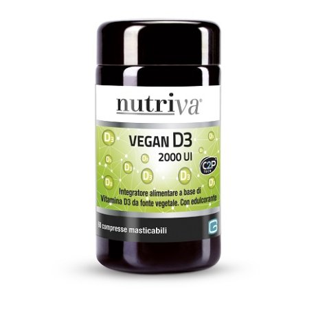 NUTRIVA Vegan D3 60 Cpr 2000UI