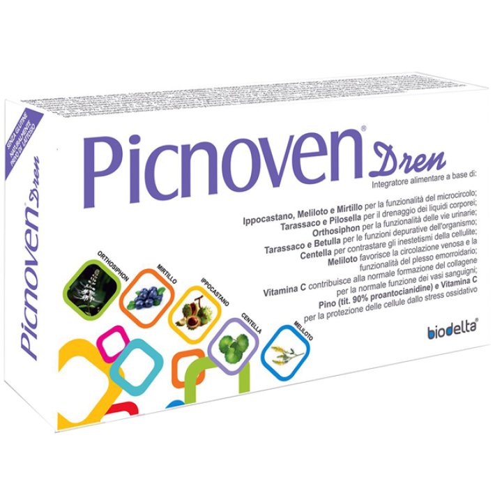 PICNOVEN DREN 100 COMPRESSE 62 G