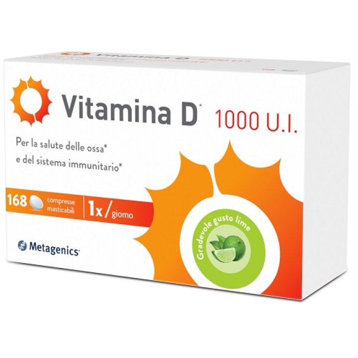 VITAMINA D 1000 UI 168 COMPRESSE MASTICABILI