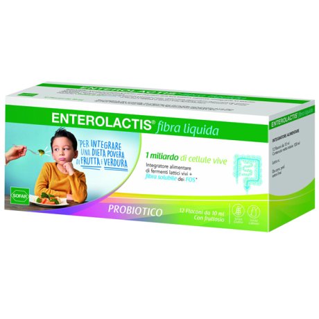 ENTEROLACTIS Fibra Bev.12fl.