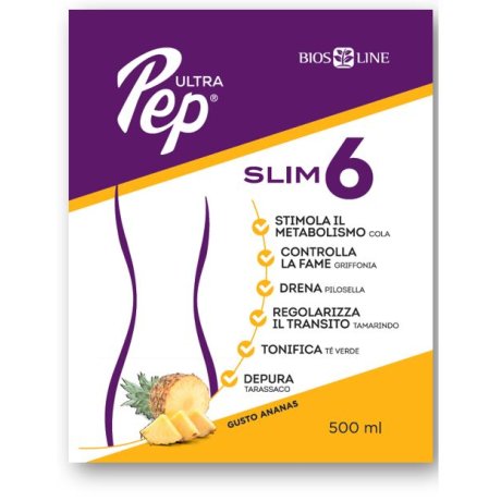 ULTRAPEP Slim6 Ananas 500ml