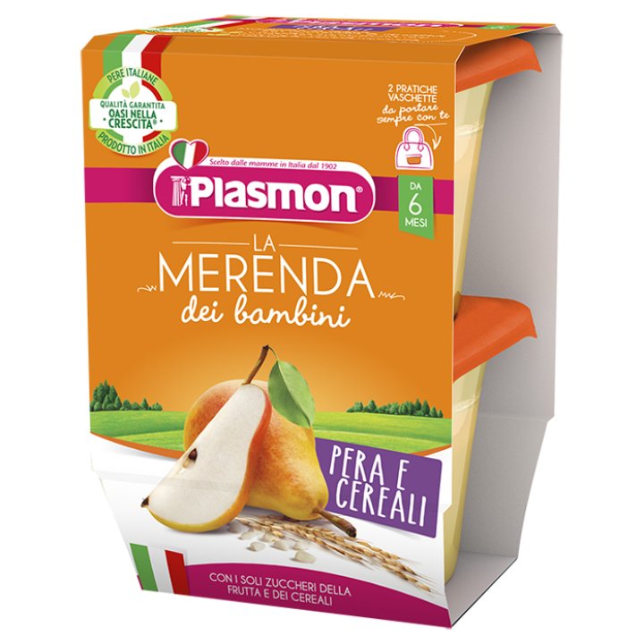 PLASMON Mer.Pera/Cer.2x120g