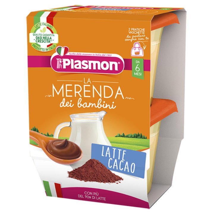 PLASMON Mer.Latte/Cacao 2x120g