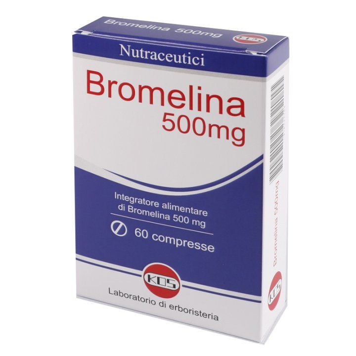 BROMELINA 60 Cpr 500mg KOS