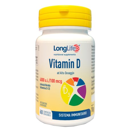 LONGLIFE VITAMIN D 4000UI 60 COMPRESSE