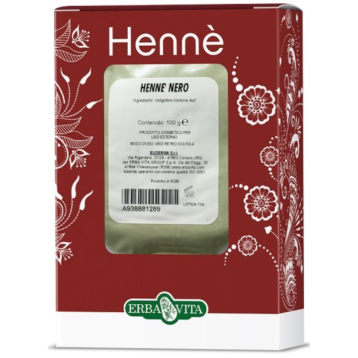 HENNE Color Cap.Nero 100g  EBV