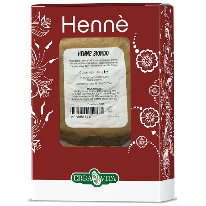 HENNE Color Cap.Biondo 100gEBV