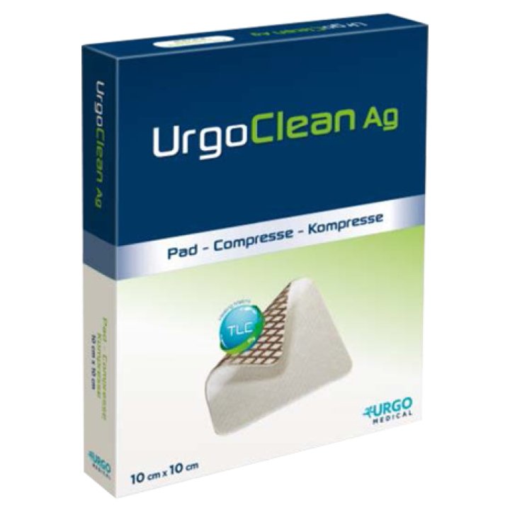 URGOCLEAN*AG/Silver10x10cm10pz