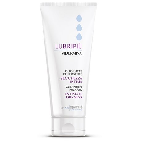 VIDERMINA LUBRIPIU' OLIO LATTE DETERGENTE SECCHEZZA INTIMA 200 ML