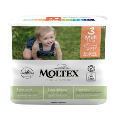 MOLTEX Pure&Nat.3Midi4-9Kg33pz