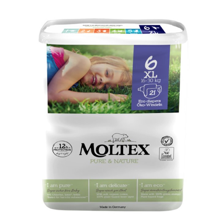 MOLTEX Pure&Nat.6(13-18Kg)21pz