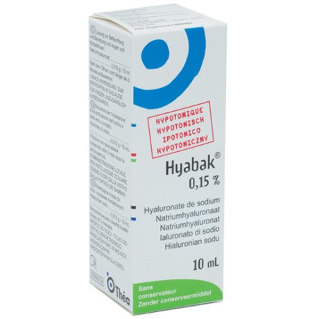 HYABAK 0,15% SOL OFTALM 10ML