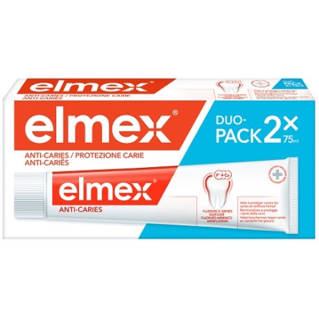 ELMEX Dentifricio Protezione Carie 2 tubi da 75 ml