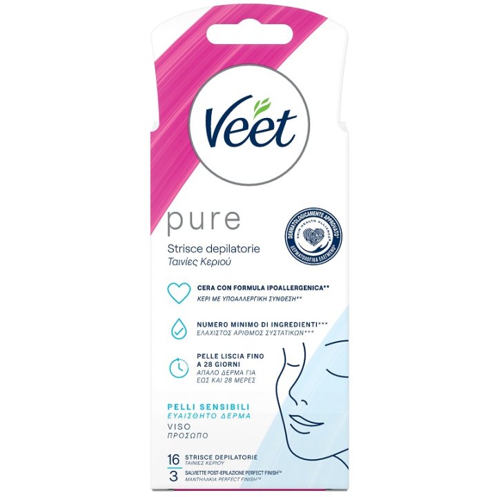 VEET Strisce Viso 16pz