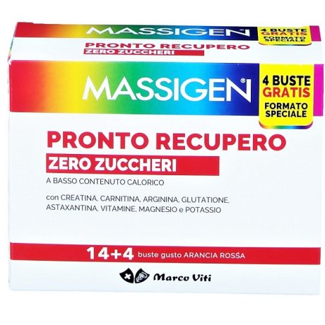 MASSIGEN PRONTO RECUPERO ZERO  ZUCCHERI 14+4 BUSTE